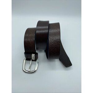 Fossil Brown Genuine Leather Belt Men's Size L 32 BT2191200